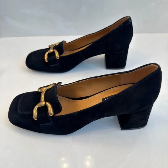 Nine West Black Veepe Bit Loafer Pump - Picture 4 of 5